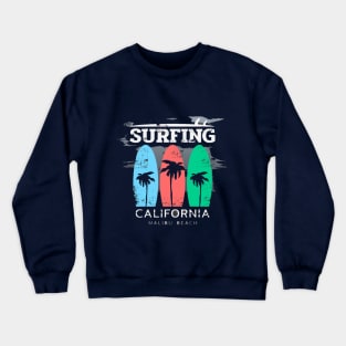 Surfing California Crewneck Sweatshirt